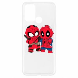 Чехол для Oppo A52/A72/A92 Дэдпул и Человек паук - PrintSalon