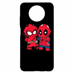 Чехол для Xiaomi Redmi Note 9 5G/Redmi Note 9T Дэдпул и Человек паук