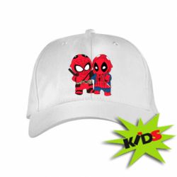 Детская кепка Дэдпул и Человек паук - PrintSalon