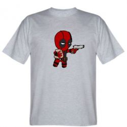 Чоловіча футболка Stedman Дедпуз з пакетиком - PrintSalon