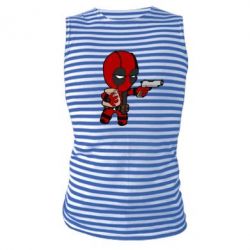 Майка-тільняшка Дедпуз з пакетиком - PrintSalon