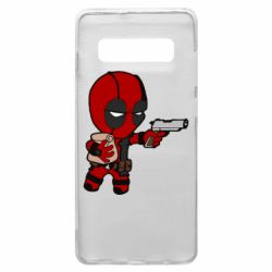 Чохол для Samsung S10+ Дедпуз з пакетиком - PrintSalon
