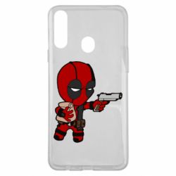 Чохол для Samsung A20s Дедпуз з пакетиком - PrintSalon