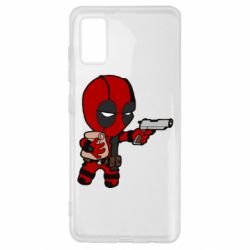 Чехол для Samsung A41 Дедпул с пакетиком-PrintSalon Чехол для Samsung A41 Дедпул с пакетиком