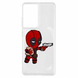 Чохол для Samsung S21 Ultra Дедпуз з пакетиком - PrintSalon