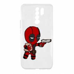 Чохол для Xiaomi Redmi 9 Дедпуз з пакетиком