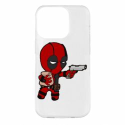 Чохол для iPhone 14 Pro Дедпуз з пакетиком