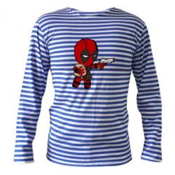 Тільник з довгим рукавом Дедпуз з пакетиком - PrintSalon