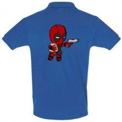 Мужское поло Дедпуз з пакетиком - PrintSalon