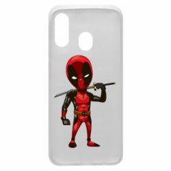 Чехол для Samsung A40 Дэдпул - PrintSalon