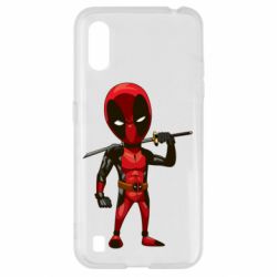 Чехол для Samsung A01/M01 Дэдпул - PrintSalon