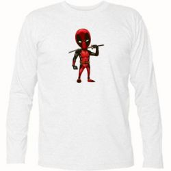 Футболка с длинным рукавом Дэдпул - PrintSalon