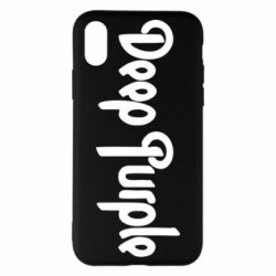 Чехол для iPhone X/Xs Deep Purple - PrintSalon