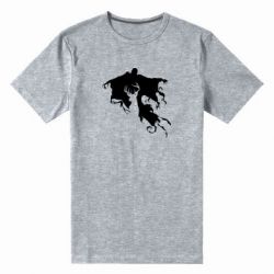 Мужская футболка премиум Deer and dementor - PrintSalon