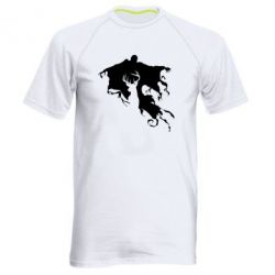 Мужская футболка для спорта Deer and dementor - PrintSalon