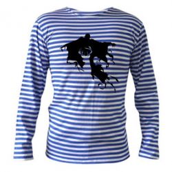 Тельняшка с длинным рукавом Deer and dementor - PrintSalon