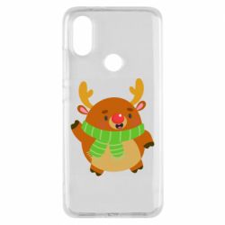 Чехол для Xiaomi Mi A2 Deer in a scarf - PrintSalon