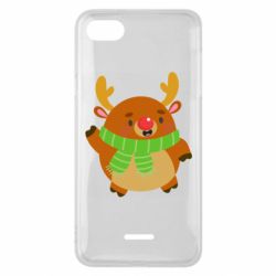 Чехол для Xiaomi Redmi 6A Deer in a scarf - PrintSalon