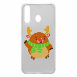 Чехол для Samsung A60 Deer in a scarf - PrintSalon