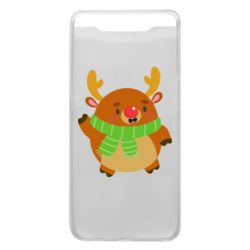 Чехол для Samsung A80 Deer in a scarf - PrintSalon