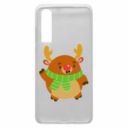 Чехол для Huawei P30 Deer in a scarf - PrintSalon