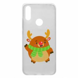 Чехол для Xiaomi Redmi 7 Deer in a scarf - PrintSalon
