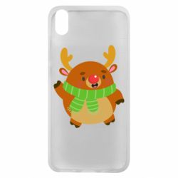Чехол для Xiaomi Redmi 7A Deer in a scarf - PrintSalon