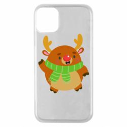 Чехол для iPhone 11 Pro Deer in a scarf - PrintSalon