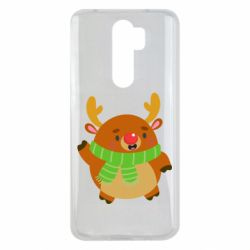 Чехол для Xiaomi Redmi Note 8 Pro Deer in a scarf - PrintSalon