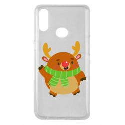 Чехол для Samsung A10s Deer in a scarf - PrintSalon