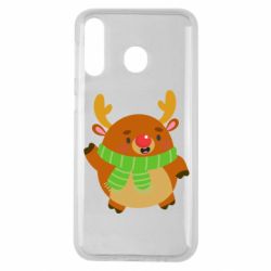 Чехол для Samsung M30 Deer in a scarf - PrintSalon