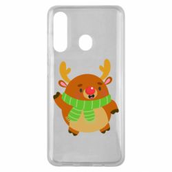 Чехол для Samsung M40 Deer in a scarf - PrintSalon