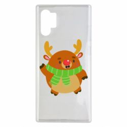 Чехол для Samsung Note 10 Plus Deer in a scarf - PrintSalon