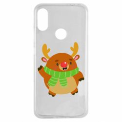 Чехол для Xiaomi Redmi Note 7 Deer in a scarf - PrintSalon
