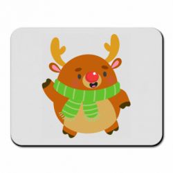 Коврик для мыши Deer in a scarf - PrintSalon