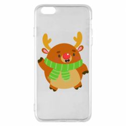 Чехол для iPhone 6 Plus/6S Plus Deer in a scarf - PrintSalon