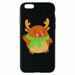 Чехол для iPhone 6/6S Deer in a scarf - PrintSalon