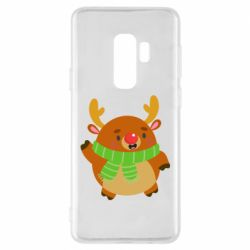 Чехол для Samsung S9+ Deer in a scarf - PrintSalon