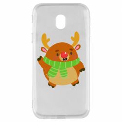 Чехол для Samsung J3 2017 Deer in a scarf - PrintSalon