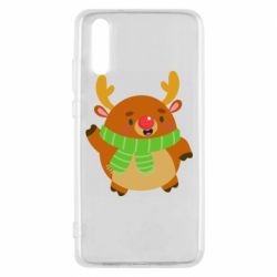 Чехол для Huawei P20 Deer in a scarf - PrintSalon