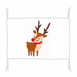Флаг Deer with red nose - PrintSalon