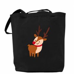 Шоппер Deer with red nose - PrintSalon