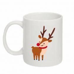 Чашка 320ml Deer with red nose