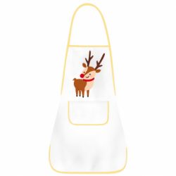 Фартук Deer with red nose - PrintSalon