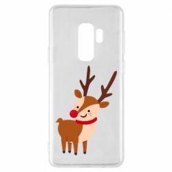 Чехол для Samsung S9+ Deer with red nose - PrintSalon