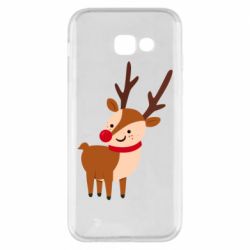 Чехол для Samsung A5 2017 Deer with red nose
