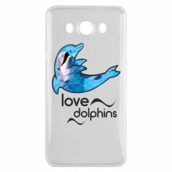 Чехол для Samsung J7 2016 Дельфин - PrintSalon