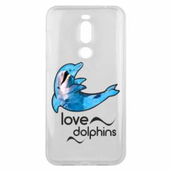 Чехол для Meizu X8 Дельфин - PrintSalon