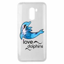 Чехол для Xiaomi Pocophone F1 Дельфин - PrintSalon
