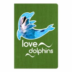 Блокнот с принто Дельфин - PrintSalon